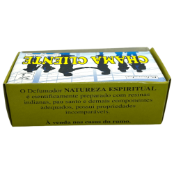 Spiritual Smoker Attracts Clients Spiritual Nature Chama Client - Made in Brazil - 20 tablets