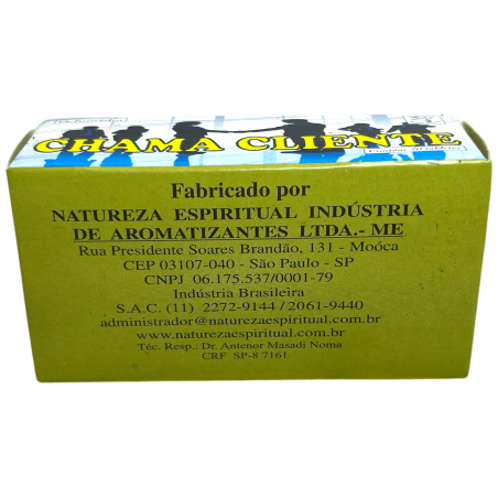 Fumătorul spiritual atrage clienții Natura spirituală Chama Client - Fabricat în Brazilia - 20 tablete