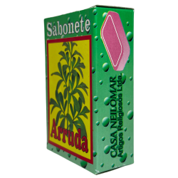 Ezoteryczne mydło z ruty Casa Neilomar Wyprodukowane w Brazylii - Sabonete Arruda Oczyszczanie Energetyczne 70gr.