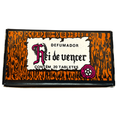 Defumador Espiritual Voy a ganar Naturaleza Espiritual Hei de vencer - Hecho en Brasil - 20 tabletas