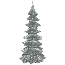 Candela ad albero di Natale in argento 200gr. 18x9x9cm