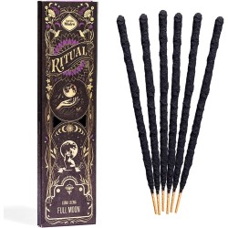 Full Moon Ritual Incense Holy Mother White Wild Flowers - 6 thick sticks of approximately 1h duration