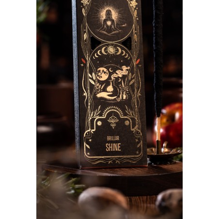 Incienso Ritual Brillar Shine Sagrada Madre Flor de Loto Blanco - 6 varillas gruesas de 1h de duración aproximada