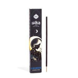 Indian Incense Black Cosmos Holy Mother Connection - 8 thick sticks