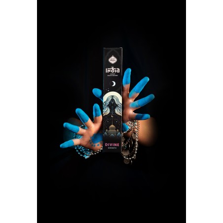 India Black Divine Holy Mother Incense Grow - 8 thick sticks