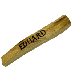 Palo Santo Personalizado con nombre o frase - Palo Santo Peruano Natural 100% Original