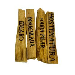 Palo Santo Personalizado com nome ou frase - Palo Santo Natural 100% Original