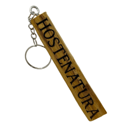 Gepersonaliseerde authentieke Palo Santo sleutelhanger met naam of zin - Palo Santo 100% authentiek uit Peru - Amulet negatieve 