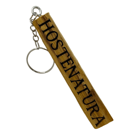 Personalized Authentic Palo Santo Keychain with name or phrase - Palo Santo 100% Authentic from Peru - Amulet negative energies