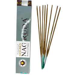 Arruda Vijayshree Fragrance GOLDEN NAG Rue Incense - 1 Pack of 15gr.