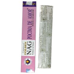 Love Potion Incense GOLDEN NAG Love Potion Vijayshree Fragrance - 1 Pack of 15gr.