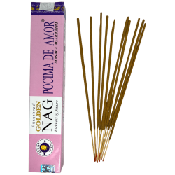 Love Potion Incense GOLDEN NAG Love Potion Vijayshree Fragrance - 1 Pack of 15gr.