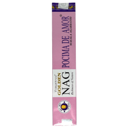 Love Potion Incense GOLDEN NAG Love Potion Vijayshree Fragrance - 1 Pack of 15gr.