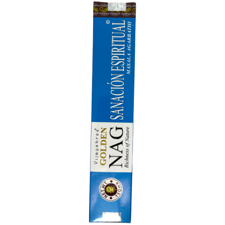 Spiritual Healing Wierook GOLDEN NAG Spirituall Healing Vijayshree Geur - 1 Pak van 15gr.