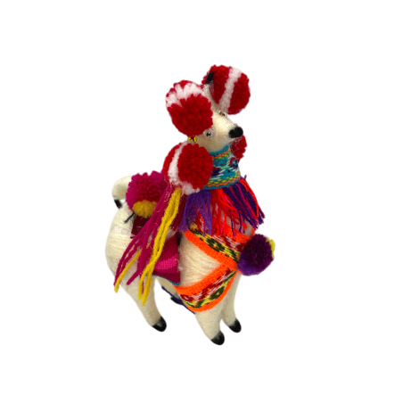 Flamme d’Abondance - Animal Sacré des Incas - Abondance, Prospérité, Connexion Spirituelle - 15x8cm