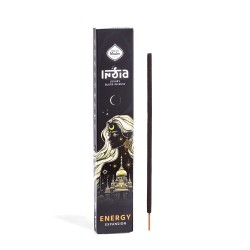 Incienso India Black Energy Sagrada Madre Energía Expansión - 8 varetes gruixutes