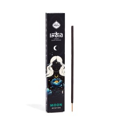 India Incense Black Moon Holy Mother Moon Intuition - 8 thick sticks