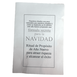 Ritual de Proposito de Año Nuevo para atraer la Riqueza y alcanzar el éxito - Incluye 2 Fórmulas Secretas