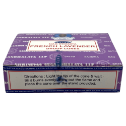 French Lavender Cones Satya French Lavender - Box of 12 incense cones