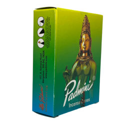 Cons d'Incienso PADMINI Caixa Verda Incense Cones - Caixeta de 12 cons d'incís