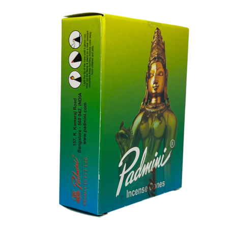 Conos de Incienso PADMINI Caja Verde Incense Cones - Cajita de 12 conos de incienso
