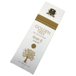 Alaukik Golden Tree Räucherstäbchen - Große Packung 90gr - 55-65 Stäbchen - Made in India