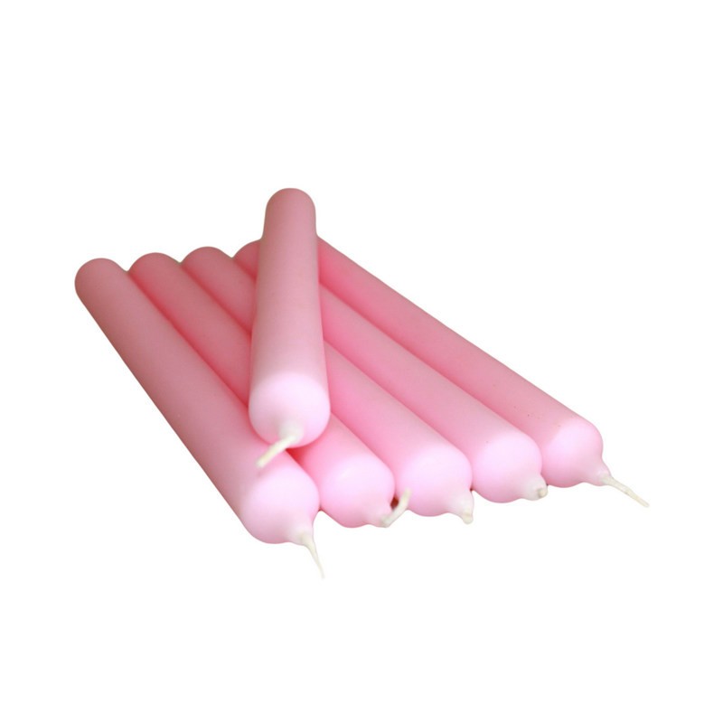 Pink Bulk Dinner Candles (100)-DINNER CANDLES-HOSTENATURA