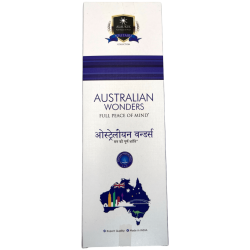 Alaukik Australian Wonders Räucherstäbchen - Große Packung 90gr - 55-65 Stäbchen - Hergestellt in Indien