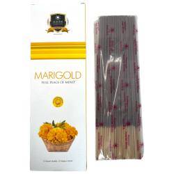 Kadzidło Alaukik Marigold Calendula - Duże opakowanie 90gr - 55-65 patyczków - Wyprodukowano w Indiach