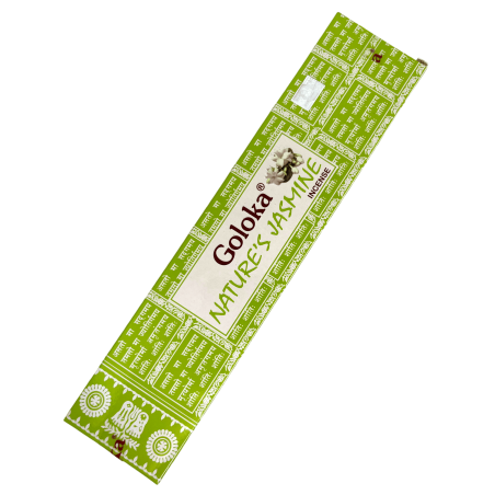 Incienso natural de Jazmín GOLOKA Nature's Jasmine - 1 cajetilla de 15gr.
