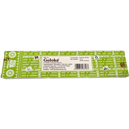 Natürlicher Jasmin Räucherstäbchen GOLOKA Nature's Jasmine - 1 Packung à 15gr.