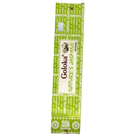 Incienso natural de Jazmín GOLOKA Nature's Jasmine - 1 cajetilla de 15gr.