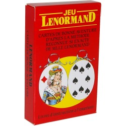 Jeu Lenormand Red Box Tarot Cards