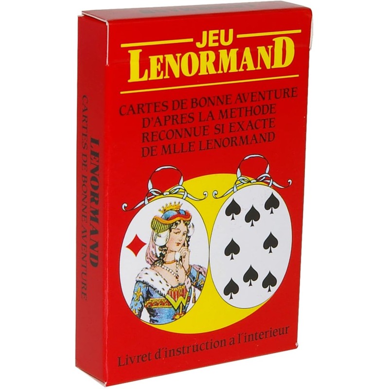 Jeu Lenormand Red Box Tarot Cards-TAROT-HOSTENATURA