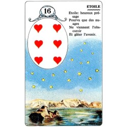 Jeu Lenormand Boîte Rouge Cartes de Tarot