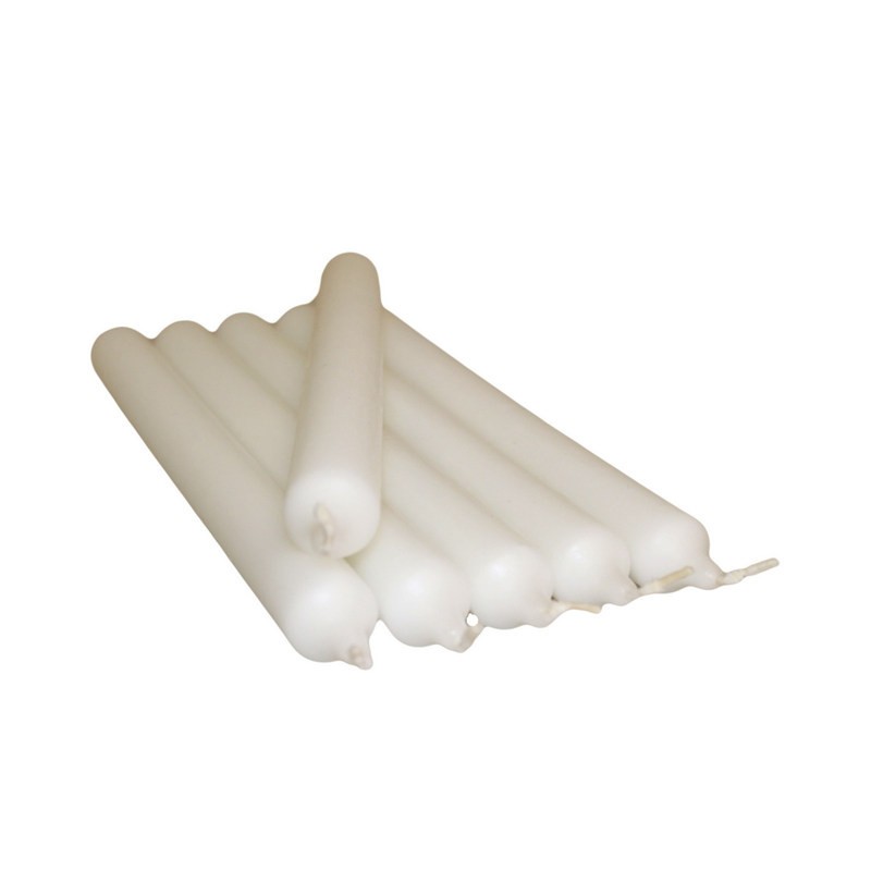 White Bulk Dinner Candles (100)-DINNER CANDLES-HOSTENATURA