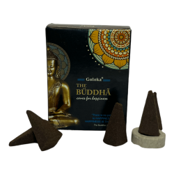 Buddha Cones GOLOKA The Buddha Cones for Happiness - Box of 10 incense cones