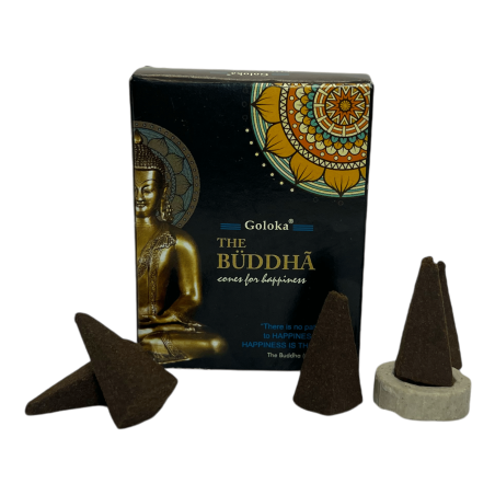 Buddha kottar GOLOKA Buddha kottar för lycka - Låda med 10 rökelsekottar