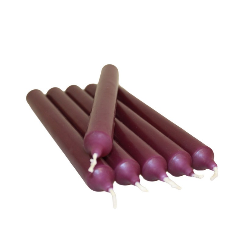 Violet Bulk Dinner Candles (100)-DINNER CANDLES-HOSTENATURA