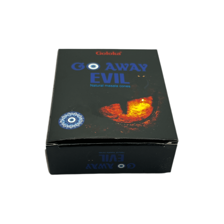 Diabo Scarecrow Cones GOLOKA Go Away Evil Drive away evil - Box of 10 masala incense cones