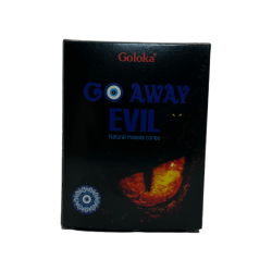 Cônes d’épouvantail Diabo GOLOKA Go Away Evil Drive away evil - Boîte de 10 cônes d’encens masala