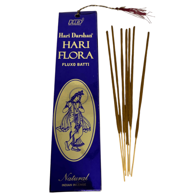 Hari Flora HARI DARSHAN Naturlig rökelse - 1 förpackning. på 25gr.-TRIBAL SOUL RÖKELSE-HOSTENATURA