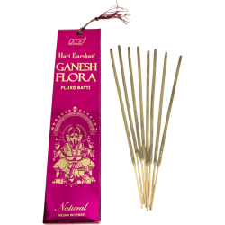 Ganesh Flora HARI DARSHAN Encens Fluxo Batti Naturel - 1 paquet. de 25gr.