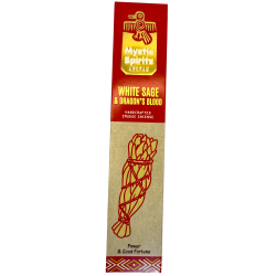 Incense Sahumerio White Sage and Dragon's Blood Mystic Spirits Power and Good Fortune - 8 craft sticks