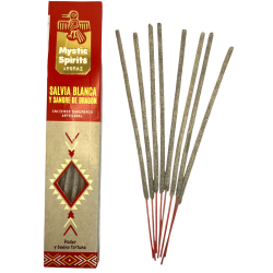 Incense Sahumerio White Sage and Dragon's Blood Mystic Spirits Power and Good Fortune - 8 craft sticks