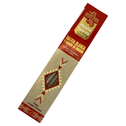 Incense Sahumerio White Sage and Dragon's Blood Mystic Spirits Power and Good Fortune - 8 craft sticks