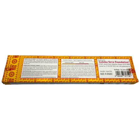 Encens Nag Champa à la Sauge Blanche GOLOKA Parfum Twin - 1 paquet de 15gr.