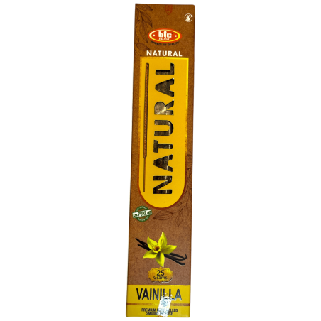 BIC Natural Organic Vanilla Incense - 25 gram box