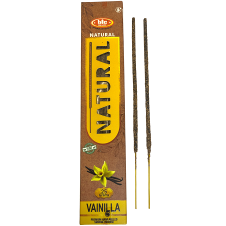 BIC Natural Organic Vanilla Incense - 25 gram box