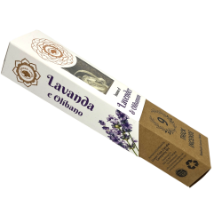 Green Tree Lavender och Frankincense Botanical Incense - 9 tjocka handgjorda örtpinnar